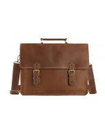 Businessman Vintage Leather Briefcase Bag