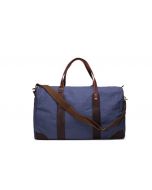 Leather Canvas Duffle Bag