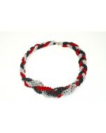 Glitter beads (Red, Silver & Black)