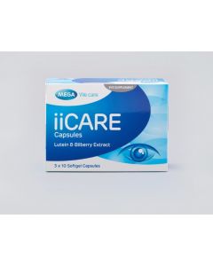 MEGA We Care IICARE (LUTEIN +BILBERRY EXTRACT) 30 Softgels