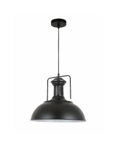 Tronic Fitting Hanging Lamp Black PL 8331-BK-WH