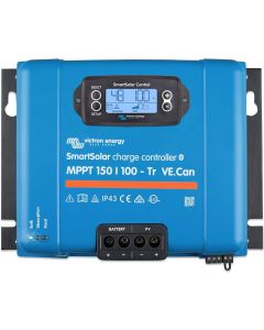  Victron Energy SmartSolar MPPT Tr VE. Can 150V 100 amp 12/24/36/48-Volt Solar Charge Controller (Bluetooth)