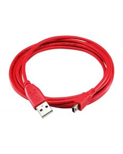Cable USB 2.0 To Mini USB 5 Pin 1M RED -Tronic UB AM5P-RD-01
